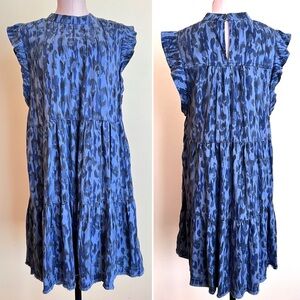 NWOT Anthropologie Jenee Tiered Tunic Dress Size Large